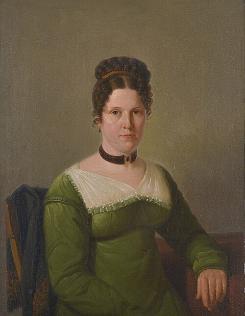 Portret van Anna Cornelia Gerarda 't Hooft (1784-1852), echtgenote van Francois Stoop, , George Adam Schmidt