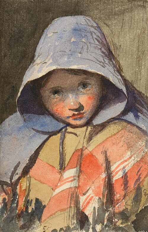 Head of a Girl, , Edward Thompson Davis