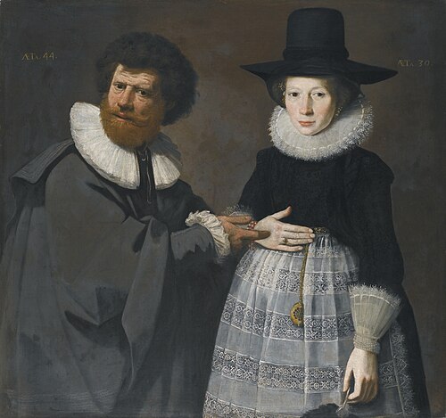 Portrait of a lady and a gentleman, 1656, Emanuel de Critz