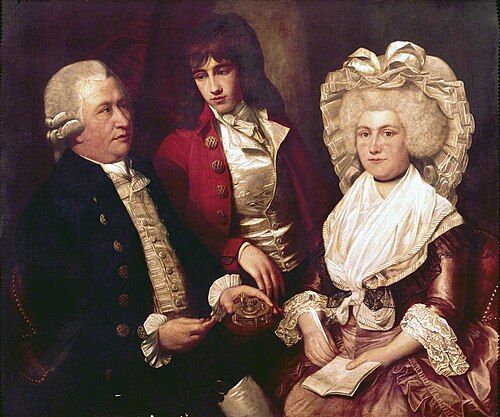 John Arnold (1744–1799), and His Family, 1785, Robert Davy