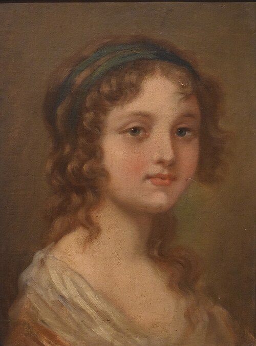 Tête de jeune fille, 1900, Jeanne-Philiberte Ledoux