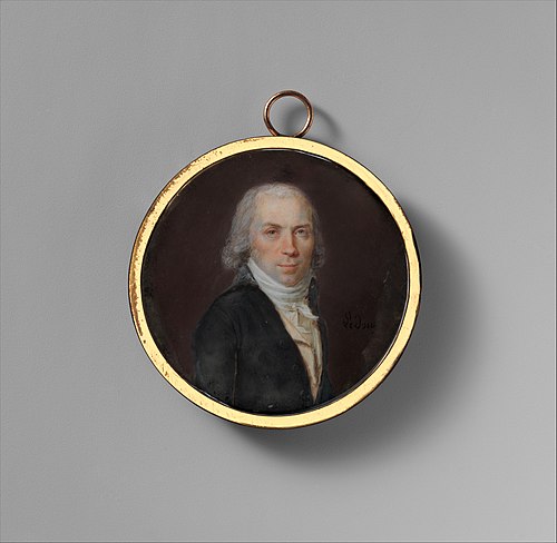 Portrait d'homme, 1790, Jeanne-Philiberte Ledoux