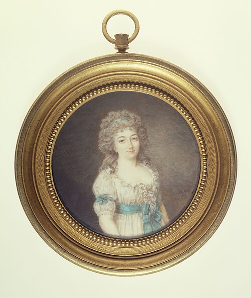 Portrait de jeune femme, 1795, Jeanne-Philiberte Ledoux
