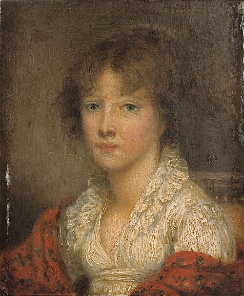 Portrait de jeune fille, 1790, Jeanne-Philiberte Ledoux