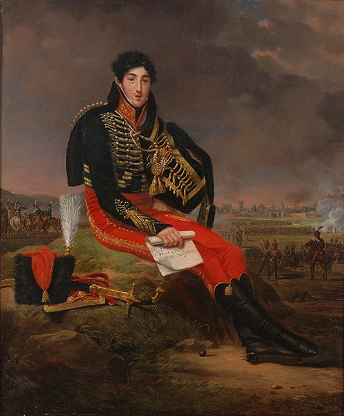 Portrait d'Alphonse de Chavanges, 1812, Adèle Romany