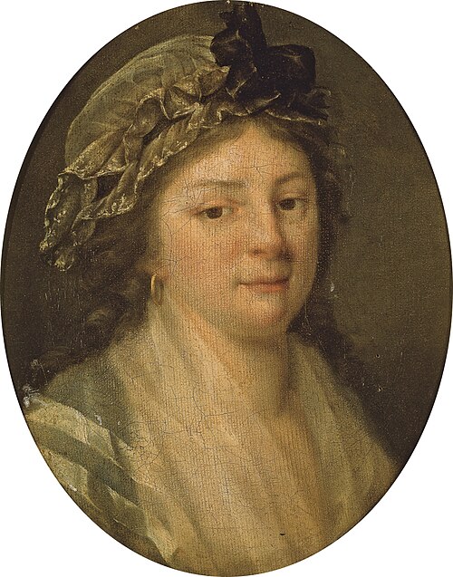 Portrait de Justine-Louise Mercier, tante de l'artiste, 1798, Adèle Romany