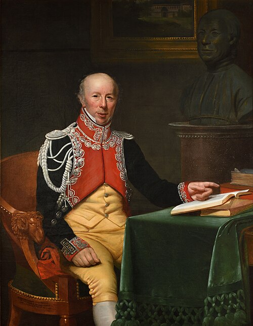 Portrait de Joseph Souberbielle en tenue de chirurgien major de la Gendarmerie impériale, 1814, Adèle Romany