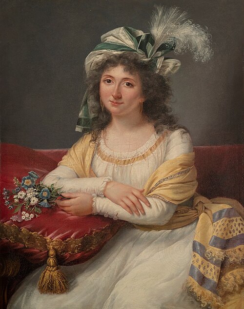 Portrait of Madame Louis Vigée, 1797, Adèle Romany