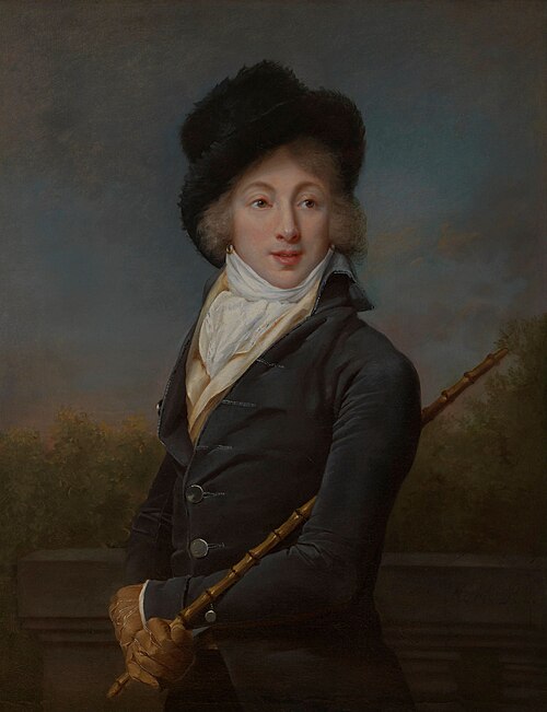 Portrait d'Auguste Vestris, 1793, Adèle Romany