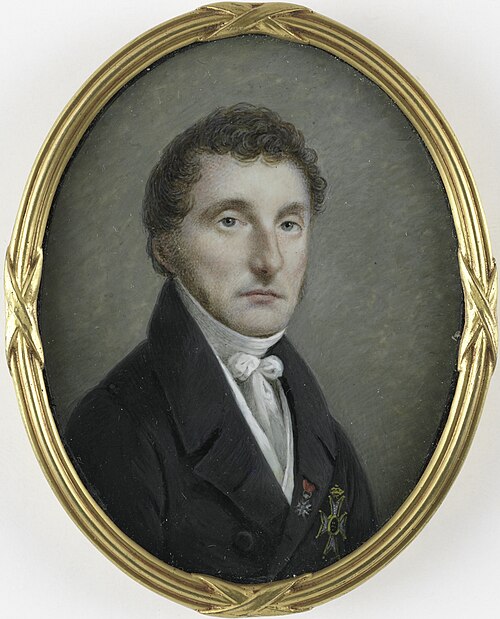 Pieter de Riemer (1769-1831). Professor in de ontleed- en verloskunde, consulent chirurgijn van koni, 1815, Johannes Hari
