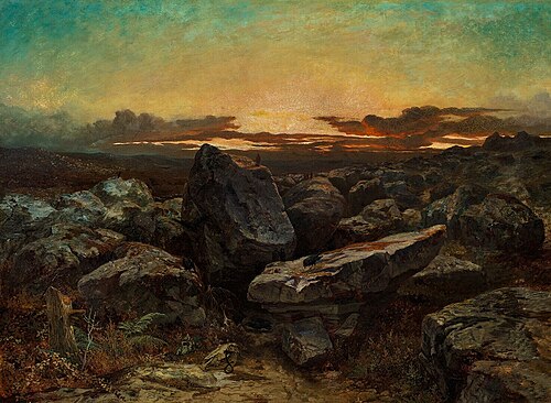 Rocks near 'Les Gorges d'Apremont', 1848, Martinus Kuytenbrouwer