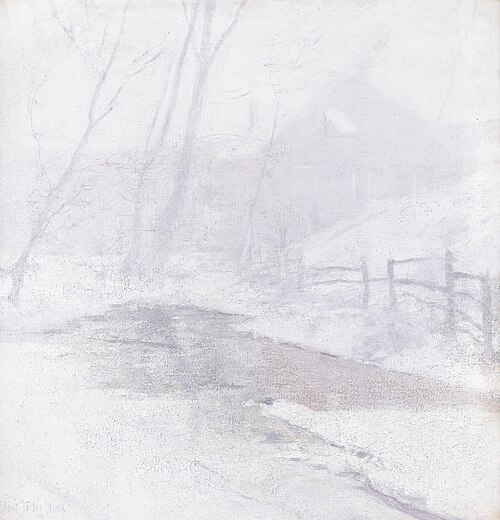 Misty Day in Winter, 1914, Leon Foster Jones