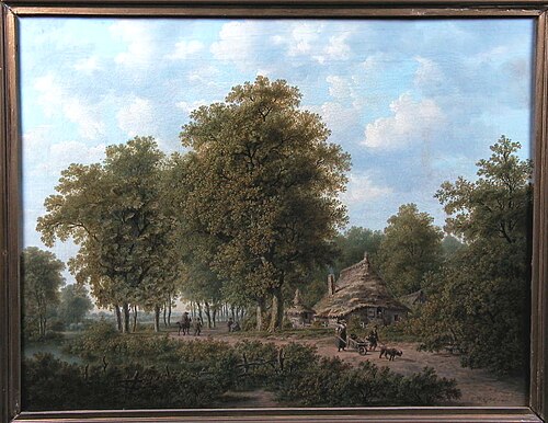 Overijssels zomerlandschap., 1827, Gerrit Hendrik Göbell