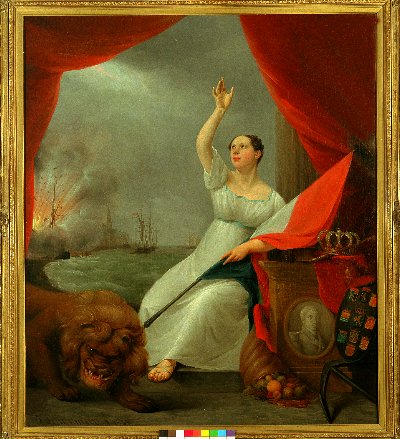 Allegorie op Van Speyk, 1831, Isaac Schouman