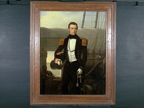 Portrait of Jan Vos (1817-1884), 1856, Isaac Schouman