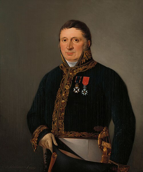Portrait of Inspector-General A.F. Goudriaan, 1829, Isaac Schouman