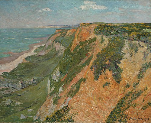 The Red Cliffs of Octeville, Lower Seine, , Maxime Maufra