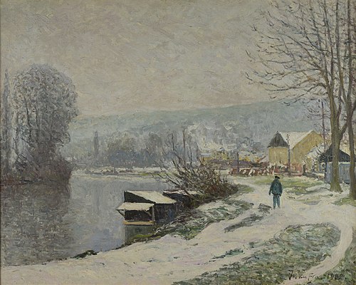 La neige à Port-Marly, 1902, Maxime Maufra