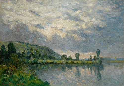 Temps d'orage, Les Andelys, Eure, 1902, Maxime Maufra