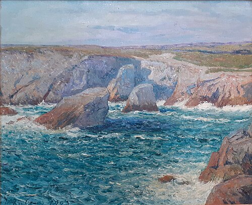 La Crique, côte sauvage, Quiberon, 1903, Maxime Maufra
