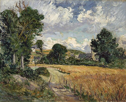 Champ de maïs dans le vallée de Saint-Jean-du-Doigt, , Maxime Maufra