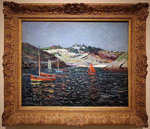 Le fond du port de Goulphar, Belle-Île en Mer, , Maxime Maufra