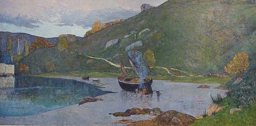 Vue du port de Pont-Aven, 1893, Maxime Maufra