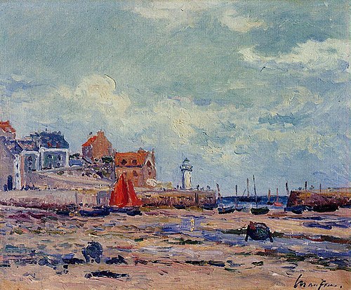 Sauzon à marée basse, 1900, Maxime Maufra