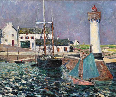 Le Phare du Port Haliguen, , Maxime Maufra