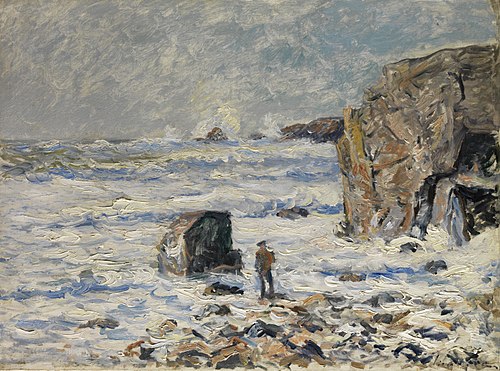 Inconnu sur la côte bretonne, 1918, Maxime Maufra