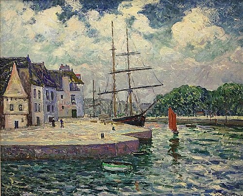 Le Port de Saint-Goustan à Auray, 1900, Maxime Maufra