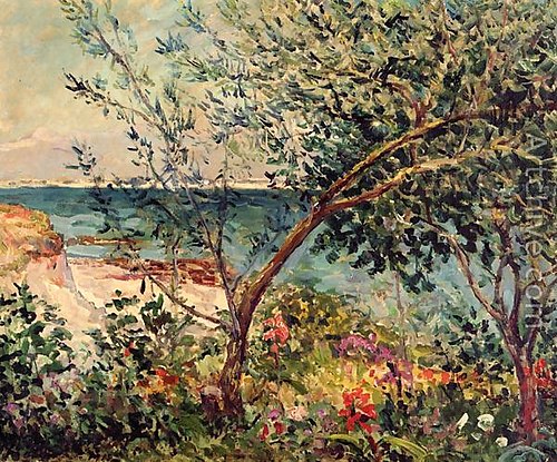 Jardin près de la mer, 1910, Maxime Maufra