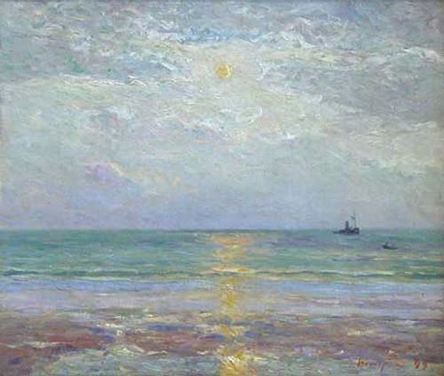 Lever de Lune au crépuscule, 1898, Maxime Maufra