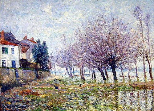 Après l'inondation, Haute-Indre, Loire-Inférieure, , Maxime Maufra
