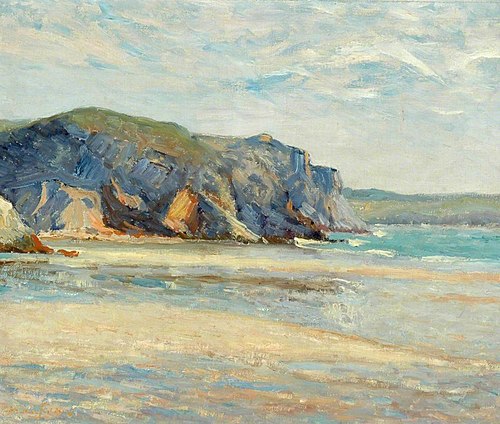 La Plage à Morgat, Finistère, 1899, Maxime Maufra