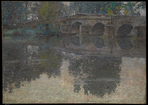 The Bridge at Grez, 1907, Robert Vonnoh