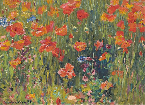 Poppies, 1888, Robert Vonnoh