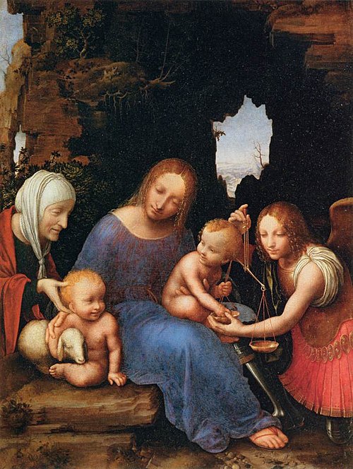 La Vierge aux balances, 1500, Maître de la Vierge aux balanc