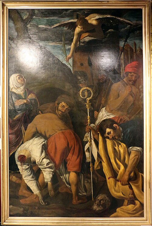 Das Martyrium des St. Eutropius, 1650, Biagio Manzoni