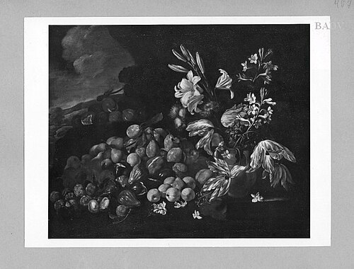 Fruits et fleurs, 1625, Giuseppe Ruoppolo