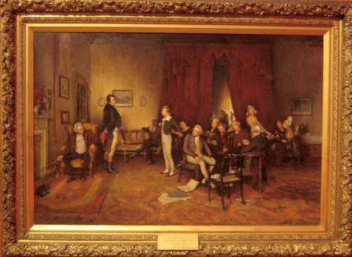 The Meeting of Burns and Scott by Charles Hardie, 1893, Charles Martin Hardie
