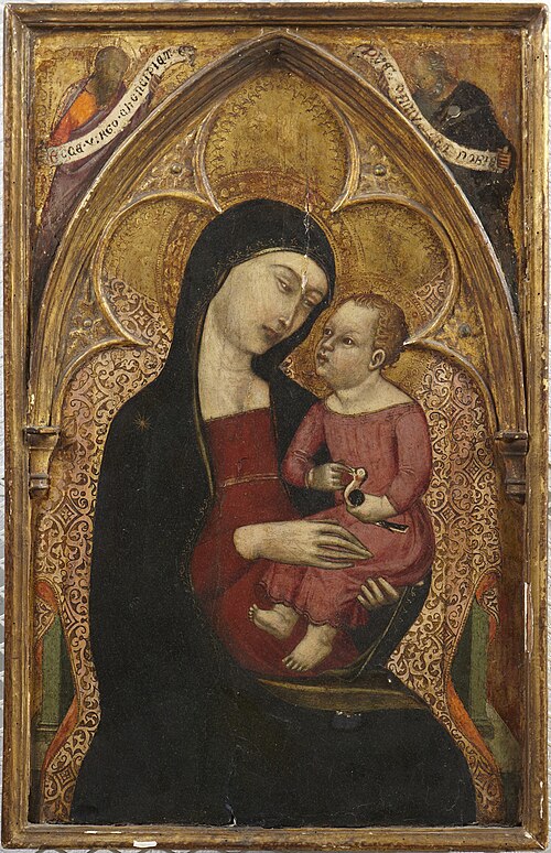 Vierge à l'Enfant, , Luca di Tommè