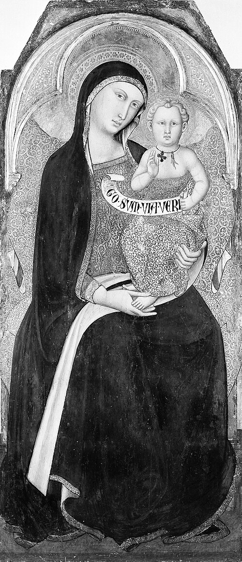 Vierge à l'Enfant, 1360, Luca di Tommè