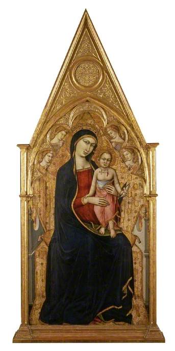 Virgin and Child enthroned, 1368, Luca di Tommè