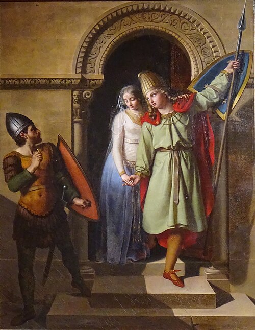 Childéric et Basine, 1822, Charles-Victoire-Frédéric Moen