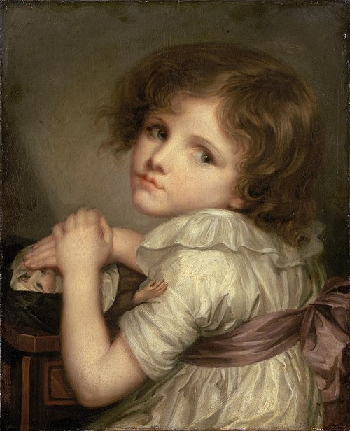 L'Enfant à la poupée, 1800, Anna Greuze