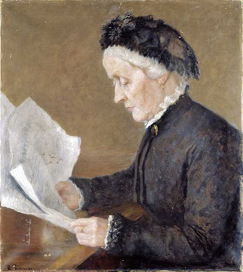 Portrait of Emilie Sophie Thrane, 1886, Ragnhild Thrane