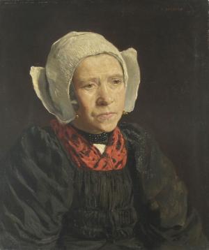 Portrait of Japie Wiegers, 1915, Martin Borgord