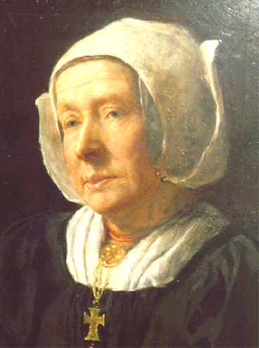 Griet Smit-Calis uit Laren, 1909, Martin Borgord