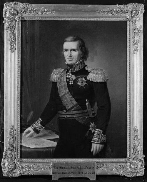 Baltzar Bogislaus von Platen, 1857, Erik Wahlbergson